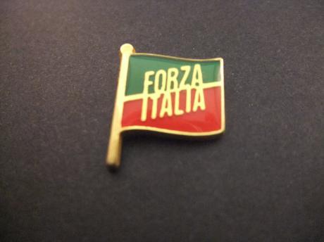 Forza Italia Italiaanse centrum-rechtse politieke partij geleid door Silvio Berlusconi, vlag